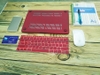 Combo ốp + phủ phím đỏ đô cho Macbook