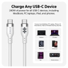 Cáp HYPERJUICE 2M SILICONE 240W USB-C TO USB-C CHARGING CABLE – HJ4002WHGL