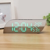 Đồng hồ LED Mặt Gương để bàn Nhiệt độ, Độ ẩm - L08