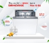 MÁY RỬA BÁT ÂM TỦ BOSCH SMV4EVX10E SERIE 4 SẤY HÉ CỬA