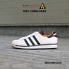 [Giày 2hand] Giày Thể Thao Casual ADIDAS SUPERSTAR CLOUD WHITE / CORE BLACK / ORANGE FV8271 GIÀY CŨ CHÍNH HÃNG