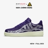 [NEW] [TẶNG ÁO ADAPT] Nike Air Force 1 Low 07 QS Purple Skeleton Halloween 2021 CU8067-500 - GIÀY MỚI CHÍNH HÃNG 100%