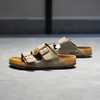 [2hand] DÉP BIRKENSTOCK ARIZONA ' NUBUCK STONE ' Cũ Chính Hãng 100%