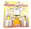 Bộ Khóa Yeti 3 Ổ 60mm Chìa Chủ Master Key Padlock