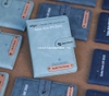 Túi ví đựng hộ chiếu passport holder xanh mint