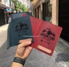 Ví đựng hộ chiếu passport cover da thật handmade