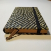 Sổ tay A6 handmade vintage FDC-GS bìa cói cao cấp (ruột trơn, giấy craft, giấy 100gsm) - Blueangel