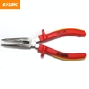 Kìm kẹp mỏ nhọn đầu cong cách điện VDE 1000V DASK cỡ 8"/203mm