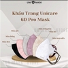 Set 10c khẩu trang Unicare 6D thời trang