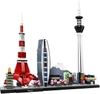 LEGO Architecture Skylines: Tokyo 21051 Building Kit, Collectible Architecture Building Set for Adults (547 Pieces)