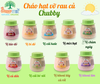 Set 9 hũ Cháo hạt vỡ và rau củ Chubby Queenmilk - Nấu cháo cho bé từ 7 tháng tuổi