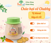 Set 9 hũ Cháo hạt vỡ và rau củ Chubby Queenmilk - Nấu cháo cho bé từ 7 tháng tuổi