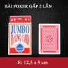 Bộ Bài Giấy, Bài Tây/Bài Poker Size To Cỡ Lớn Khổ A4 Chống Xước Cao Cấp BKL