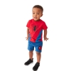 Bộ quần áo spider man thun cotton cho bé trai