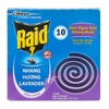 Khoanh nhang muỗi Raid lavender