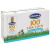 Sữa tươi tiệt trùng không đường Vinamilk 100% sữa tươi hộp 180ml