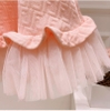 Váy hồng công chúa tay ngắn cao cấp