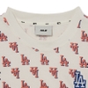 Áo croptop Nữ cổ tròn ngắn tay MLB LA Dodgers 3FTSM0433-07CRS