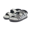 Dép Sandal MLB Jacquard Diamond Monogram New York Yankees 3ASDCSJ33-50BKS