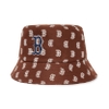 Mũ MLB bucket thời trang Monogram Classic 3AHTFF02N-43BRD