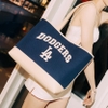 Túi Tote MLB Varsity Basic Canvas LA Dodgers 3AORL103N-07NYS Màu Kem Xanh