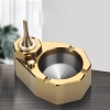 Hột Quẹt Bật Lửa Diêm Xăng ZC006 Đánh Lửa Bằng Điện Kiêm Gạt Tàn Để Bàn 3 Điếu - Giao Màu Ngẫu Nhiên