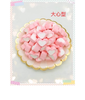 Kẹo bông gòn marshmallows tim trắng hồng Đài Loan 1kg