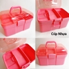 Cốp Nhựa Đựng Đồ Nail - Mi Tiện Lợi