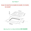 Bếp Gas EUROSUN EU-GA283 Cao Cấp 2 Vùng Nấu, 100% Đồng ITALY