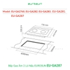 Bếp Gas EUROSUN EU-GA287 Cao Cấp 2 Vùng Nấu, 100% Đồng ITALY