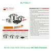 Bộ Nồi Chảo EUROSUN MC1803-Premium Cao Cấp 7 Món, INOX SUS304 3 Lớp