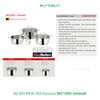 Bộ Nồi EUROSUN MC1605-Innovati Cao Cấp 6 Món, INOX SUS304 3 Lớp