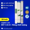 Bộ Lọc Thô 3 Cấp 20 inch AQUAYAKI Lọc Nước Đầu Nguồn, Sinh Hoạt