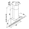 Máy Hút Mùi Gắn Tường Hafele HH-WVG90A 535.82.203 - 722 m³/h
