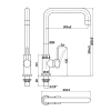 Vòi Rửa Chén Hafele HT21-CC1F245C 577.55.270, HT21-CC1F245U