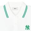 Áo Croptop MLB Korea Women's Basic New York Yankees Ivory