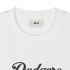 Áo Croptop MLB Korea Women's Basic Varsity Cultive LA Dodgers White