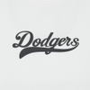 Áo Croptop MLB Korea Women's Basic Varsity Cultive LA Dodgers White