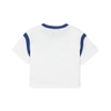 Áo Croptop MLB Korea Women's Varsity New York Yankees Ivory