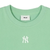 Áo Croptop MLB Korea Basic Small Logo New York Yankees Green