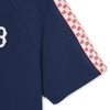 Áo Polo MLB Korea Mono Partial Pattern Collar Boston Red Sox Navy