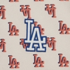 Áo Polo MLB Men's Classic Monogram Full Board Pattern Karati LA Dodgers Cream