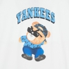 Áo Thun MLB Korea Summer Mega Bear New York Yankees Ivory