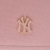 Balo MLB Korea [KIDS] Dia Mono Embossed School Bag New York Yankees Pink