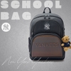 Balo MLB Korea [KIDS] Jack LED School Bag New York Yankees Gray