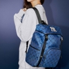 Balo MLB Korea Monogram Diamond Jacquard New York Yankees D.Blue