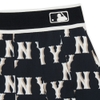 Váy MLB Women's Classic Monogram Front Pattern Pleated Skirt New York Yankees Black