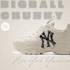 Giày MLB Korea BigBall Chunky Monogram New York Yankees Black