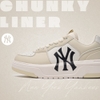 Giày MLB Korea Chunky Liner New York Yankees Ivory