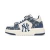 Giày MLB Chunky Liner Mid Denim New York Yankees D.Navy